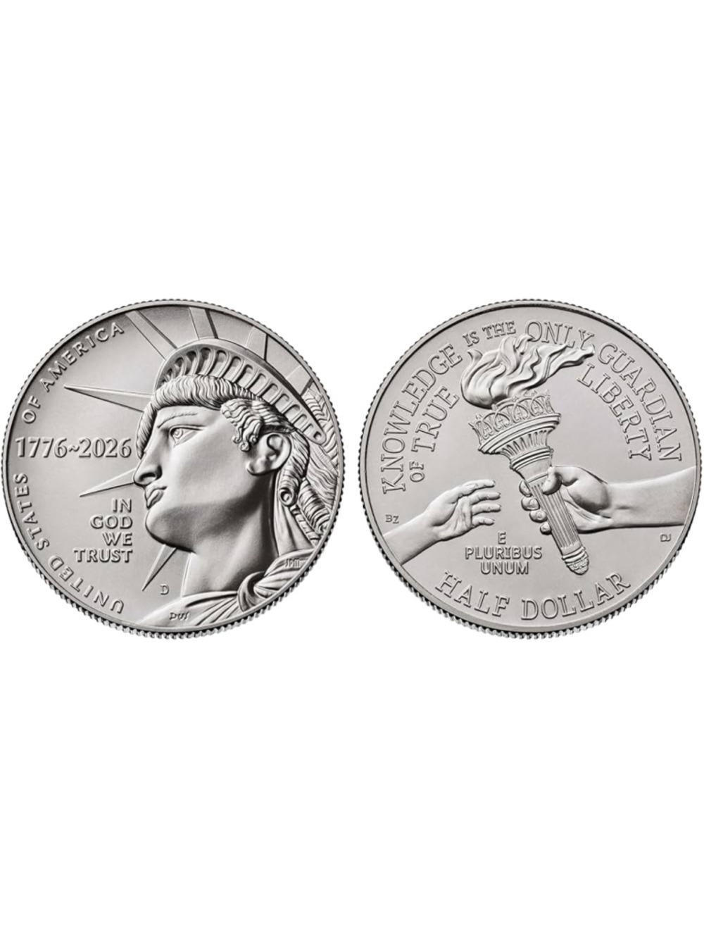 Semiquincentennial Half Dollar 2026 Enduring Liberty coin
